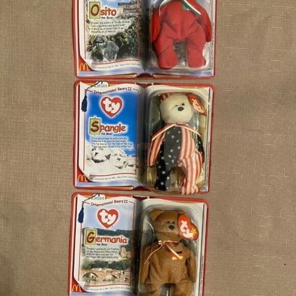SUPER RARE COLLECTORS SET - TY RONALD MCDONALD HOUSE BEANIE BABIES SET W ERRORS - Picture 3 of 12